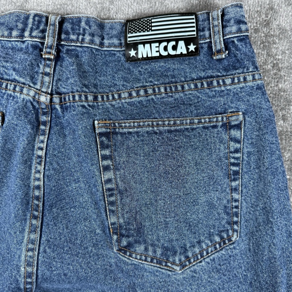 Y2K‎ Mecca Jeans Men's 40x34 (38x32) Blue Denim Straight Leg Baggy